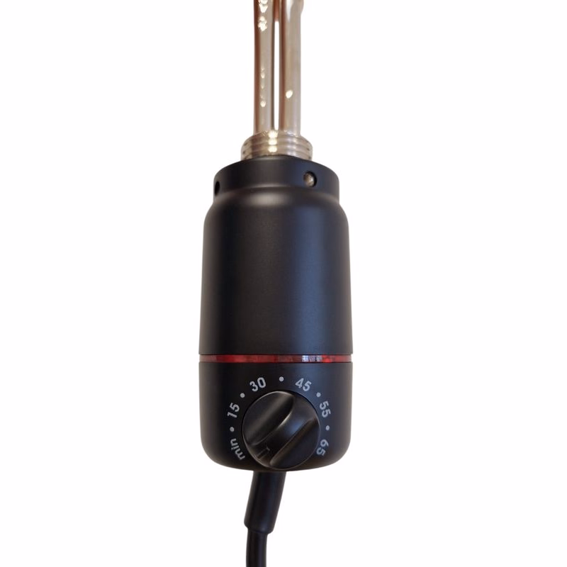HOPA - Vykurovacia tyč PATRONA s termostatom - Farba vykurovacej tyče - Čierna matná, Výkon vykurovacej tyče - 150 W RADPST158