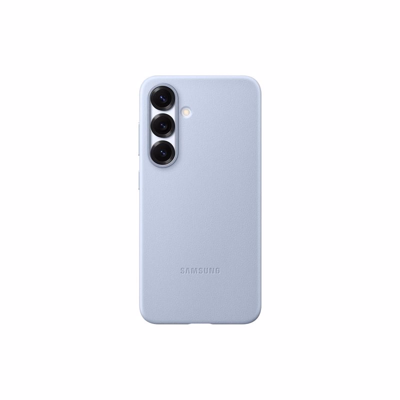 Samsung Ochranný kryt z vegánskej kože pre Galaxy S25 Light Blue
