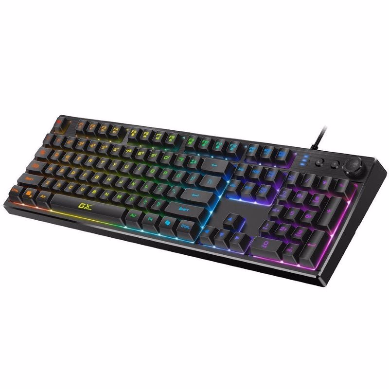 Genius GX Gaming Scorpion K7 Plus Klávesnica, herná, drôtová, RGB podsvietenie, copilot kláves, CZ+SK layout, USB, čierna