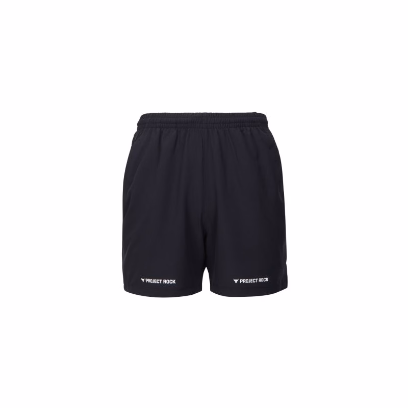Pánske tréningové kraťasy UNDER ARMOUR PROJECT ROCK PROJECT ROCK Ultimate 5 inch Training Short-BLK