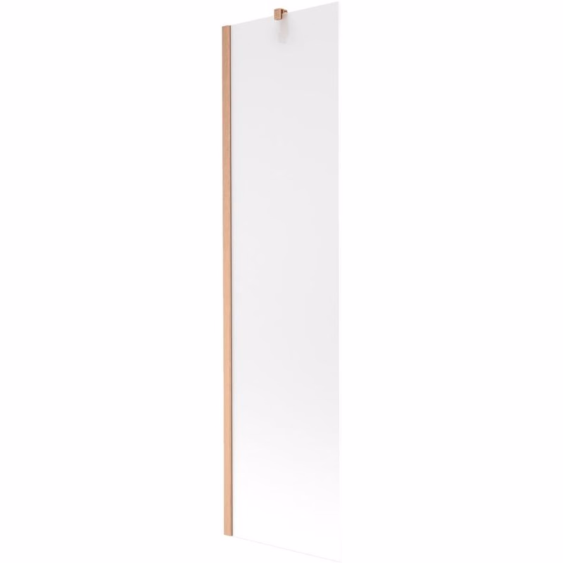 MEXEN/S - Next vaňová zástena FIX 50 x 150, dekor, meď kartáčovaná 895-050-000-00-30-65
