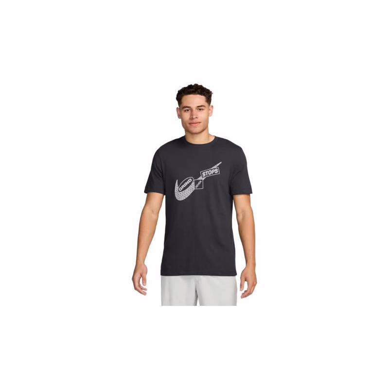 Pánske tričko s krátkym rukávom NIKE M NK DF TEE GYM KIT 2-060 ANTHRACITE