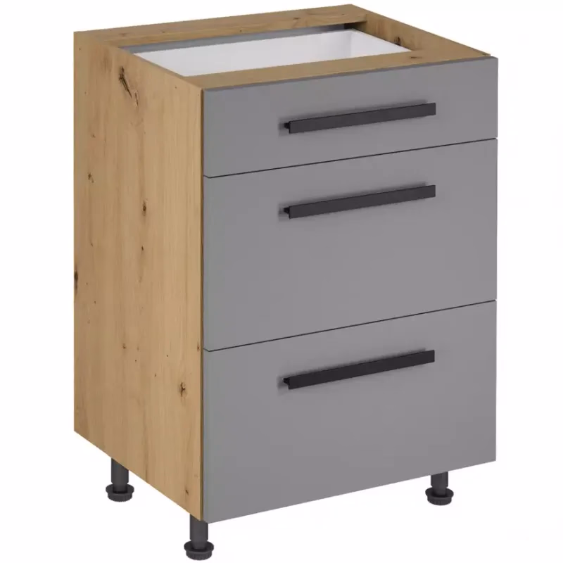 Kuchynská skrinka Langen D60S3 úchyt beige