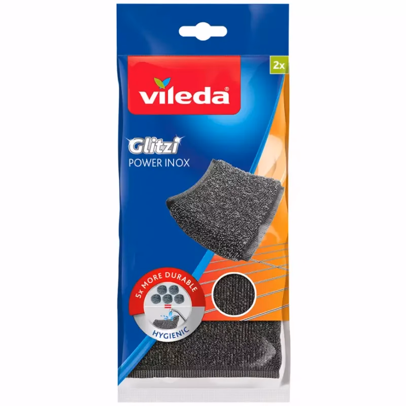Hubka Vileda Glitzi Power Inox 2 ks