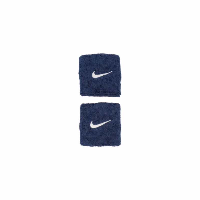 Potítka NIKE SWOOSH CLASSIC WRISTBANDS 2PK COLLEGE NAVY WHITE