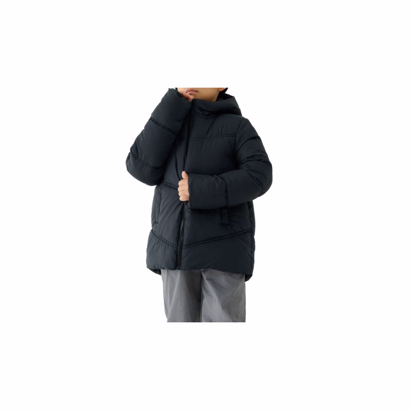 Chlapčenská bunda 4F JUNIOR DOWN JACKET M622-4FJWAW25TDJAM622-20S-DEEP BLACK