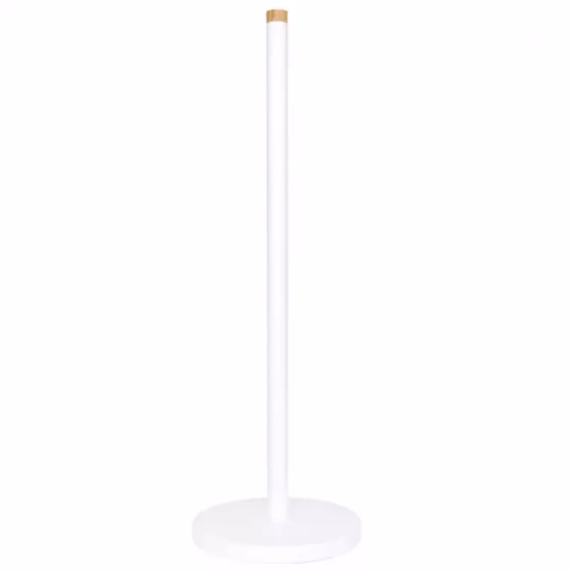 Stojan na toaletný  papier biely/bambus p.sp1-wht-b
