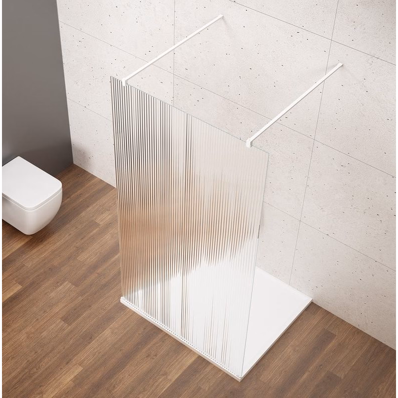 GELCO - VARIO WHITE jednodielna sprchová zástena do priestoru, sklo nordic, 700 GX1570-03