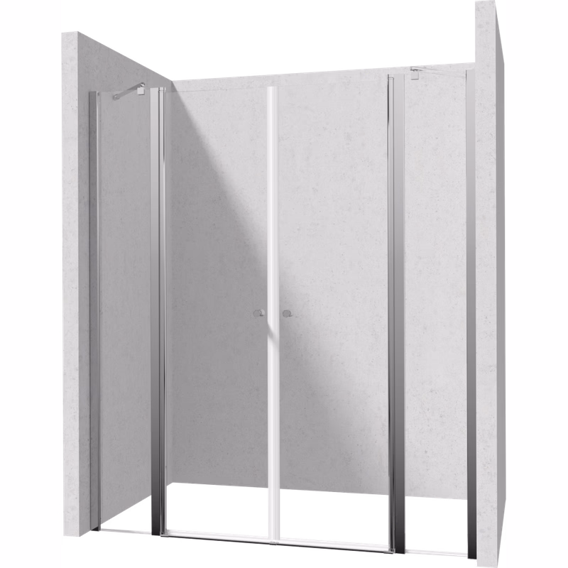 DEANTE/S - Sprchové dvere dvojité výklopné 100x100 KTSU043P+KTSU043P KERRIA/0026