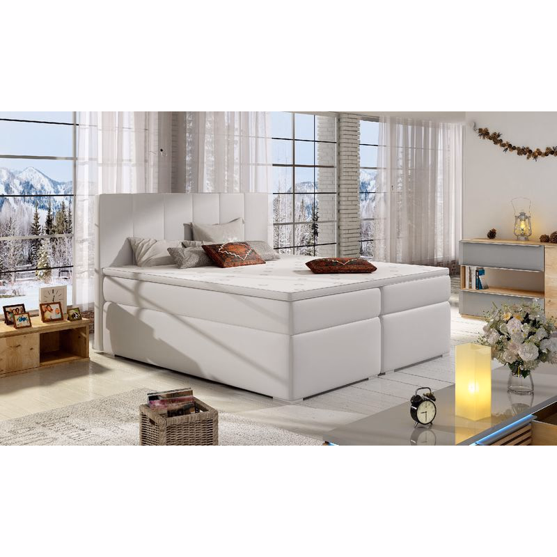 ArtElta Manželská posteľ BOLERO Boxspring | 180 x 200 cm Bolero rozmer: 180x200 cm, Bolero farba: Soft 17