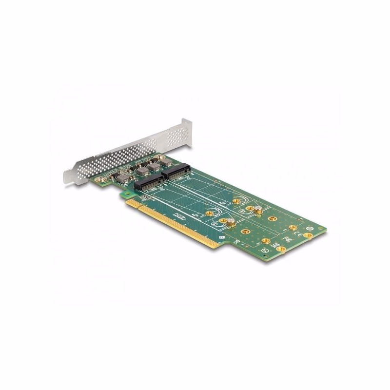 Delock Karta PCI Express 4.0 x16 na 4 x interné M.2 Key M 110 mm NVMe - rozvetvenie - Low Profile