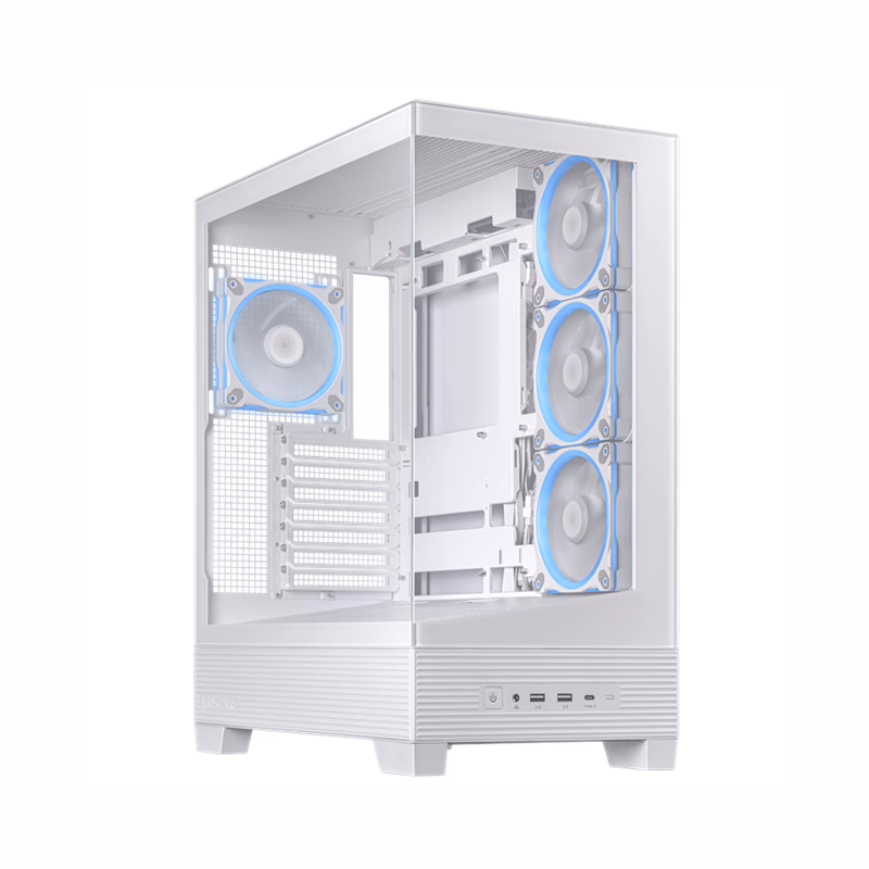 ASUS case A31 PLUS TG ARGB FANS white
