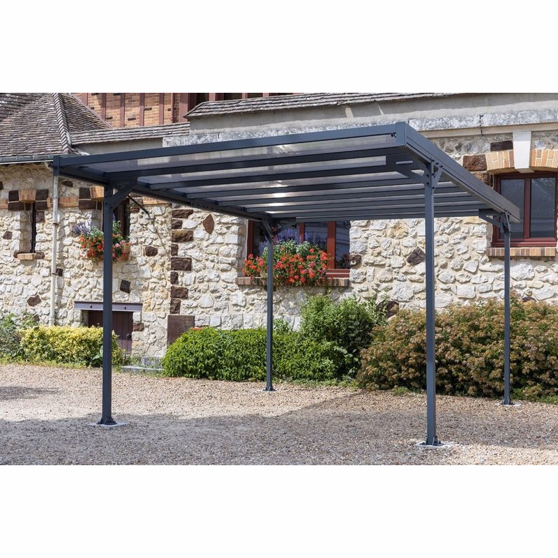 Kovový přístřešek / carport 297 x 494 cm Dekorhome