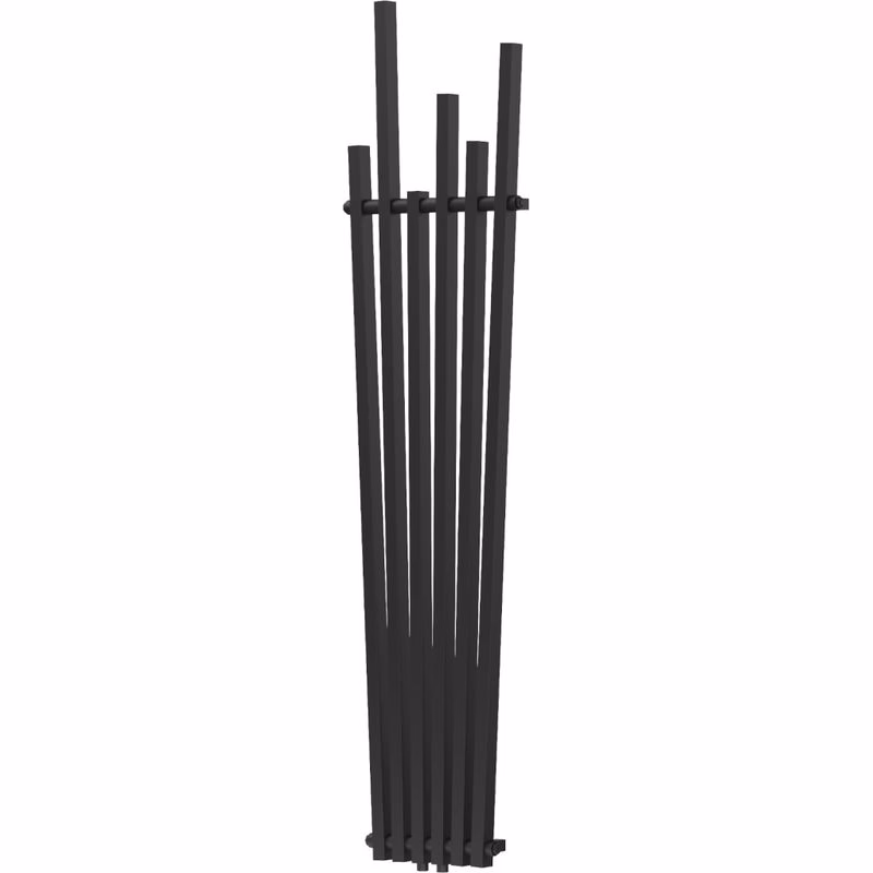MEXEN - Omaha vykurovací rebrík/radiátor 1800 x 420 mm, 655 W, čierny W208-1800-420-00-70