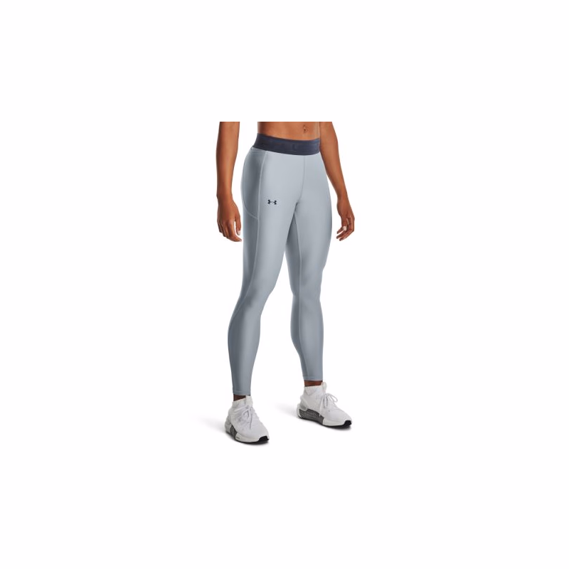Dámske legíny UNDER ARMOUR Armour Branded WB Leg-BLU-GHL