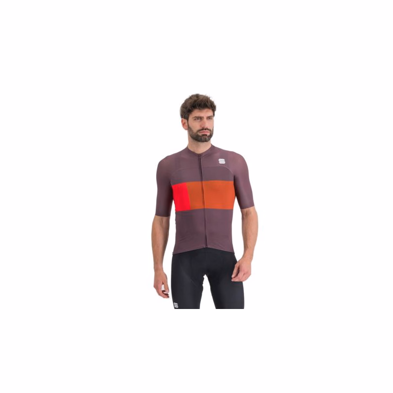 Pánsky cyklistický dres s krátkym rukávom SPORTFUL Snap jersey, huckleberry