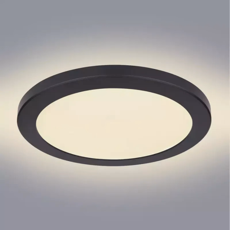 Stropná lampa 12379-24B LED 24W D30 čierna PL1