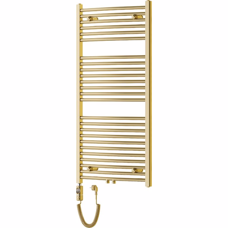 MEXEN/S - Ares radiátor + vykurovacia tyč 1200 x 600 mm, 600 W, zlatá W102-1200-600-2600-50