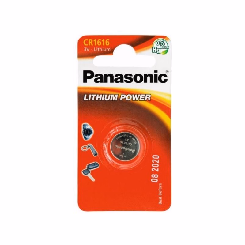 PANASONIC Lítiová batéria (gombíková) CR-1616EL/1B 3V (Blister 1ks)