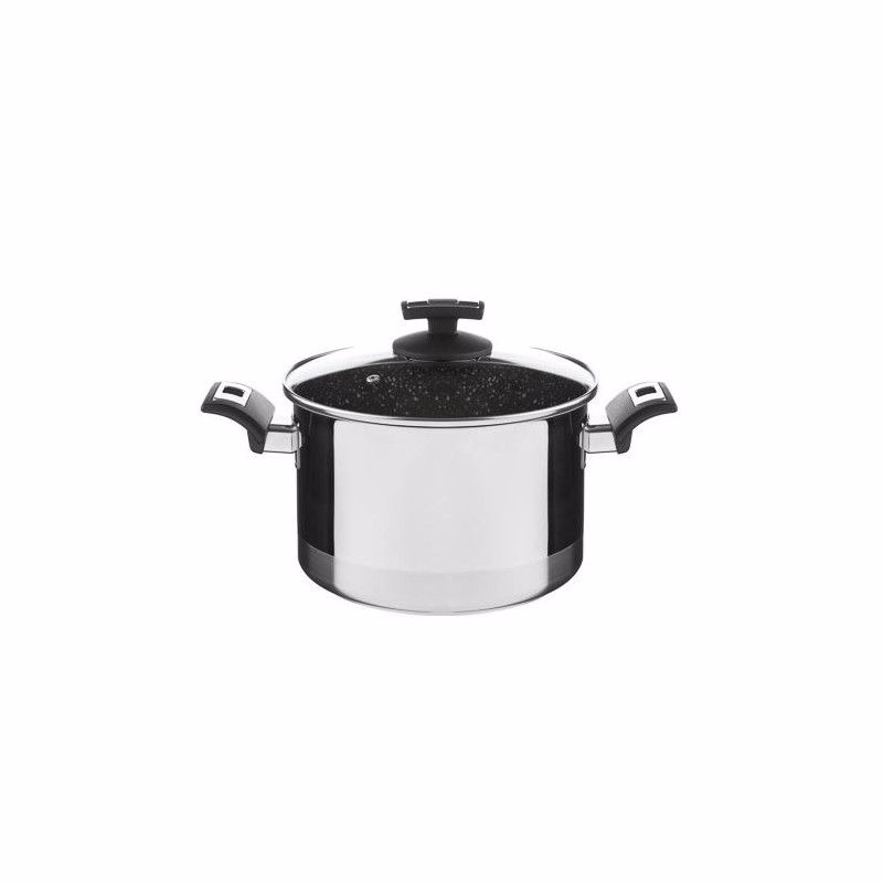Kolimax Hrniec CERAMMAX PRO COMFORT s pokrievkou, priemer 22 cm, objem 5.5l, keramický povrch čierny
