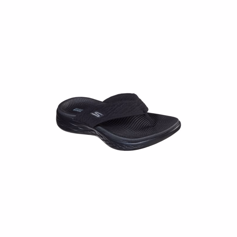 Dámske žabky (plážová obuv) SKECHERS On The Go 600 Sunny W black