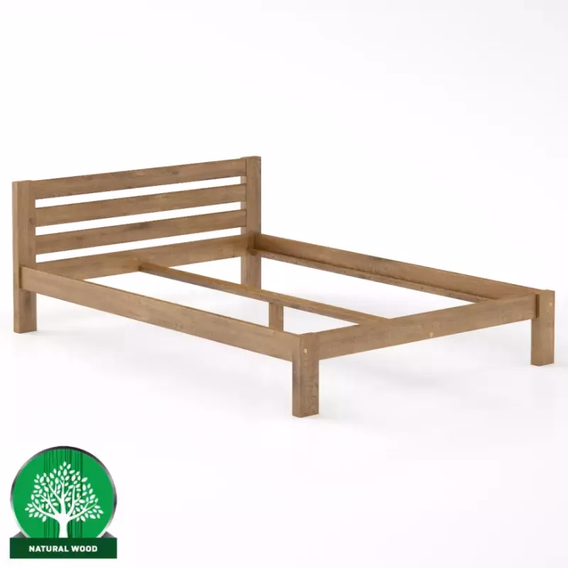 Posteľ borovica LK105–140x200 dub