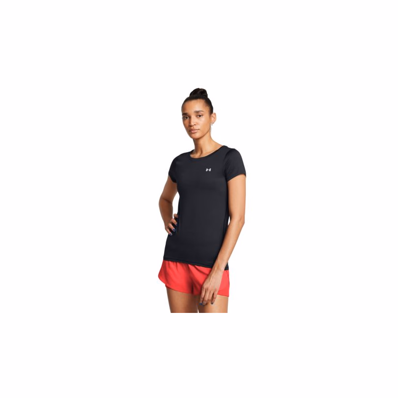 Dámske tréningové tričko s krátkym rukávom UNDER ARMOUR Tech Mesh SS-BLK
