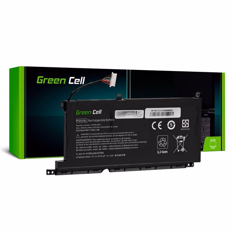 Green Cell PG03XL Battery L48495-005 pre HP Pavilion 15-EC 15-EC0017NW 15-EC1087NW 15-EC2504NW 15-DK 15-DK2315NW 16-A 16-A0007NW