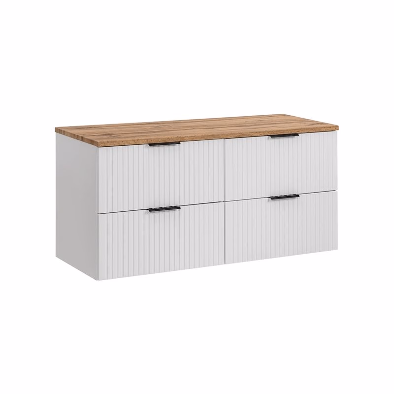 ArtCom Kúpeľňová skrinka s doskou ADEL White D120/1 | 120 cm