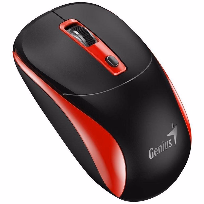GENIUS myš NX-7123/ 1200 dpi/ bezdrôtová/ Copilot/ čierno-červená