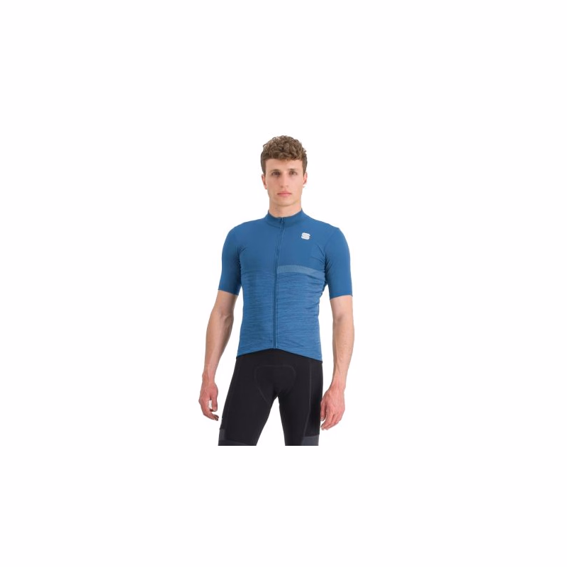 Pánsky cyklistický dres s krátkym rukávom SPORTFUL Giara jersey, berry blue