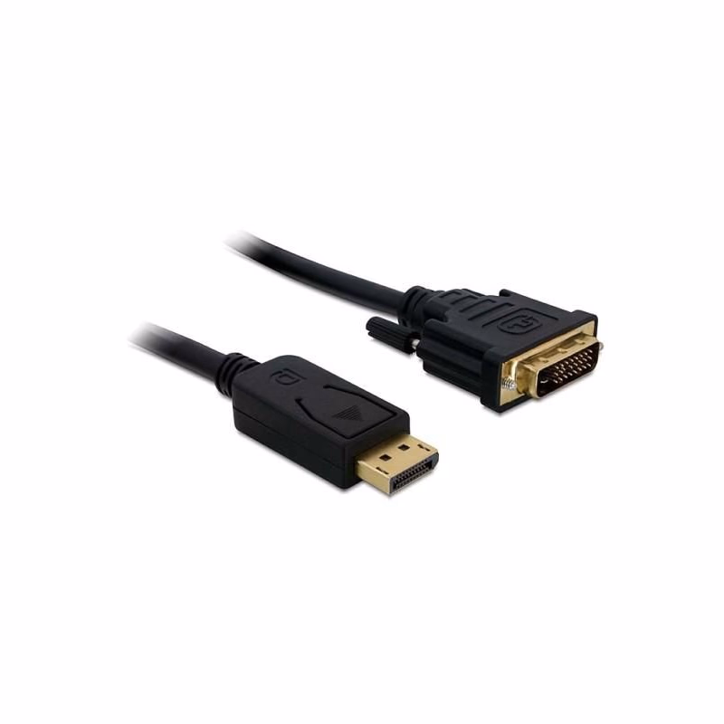 Delock kábel DisplayPort (samec) na DVI 24 +1 (samec), 2m