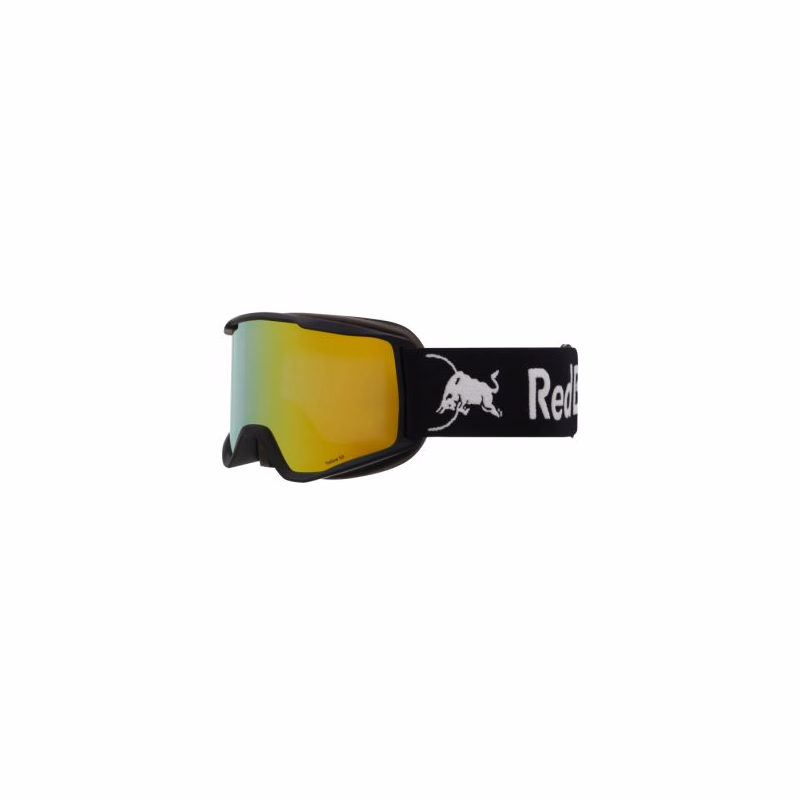 Lyžiarske okuliare RED BULL SPECT NEON 07YE2, black smoke with yellow mirror