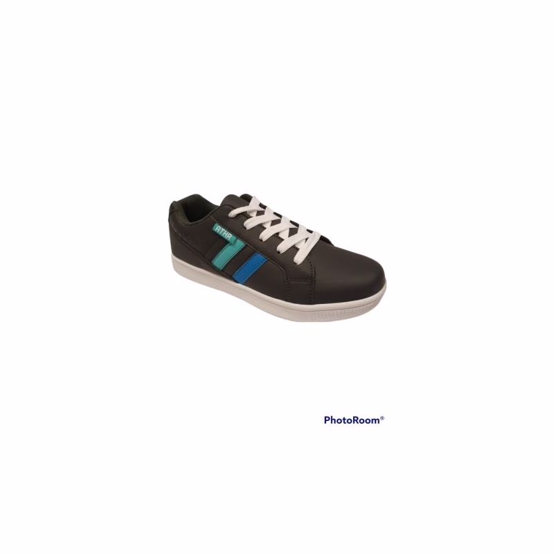 Juniorská rekreačná obuv AUTHORITY KIDS Arvin black swedish blue hol green