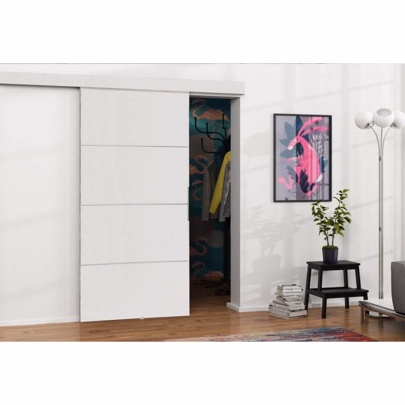 KIER Posuvné dvere MALIBU PLUS | 90 cm Farba: Biela