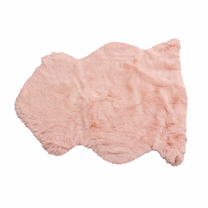 Lambskin Heidi koberec ružový 85x65 cm