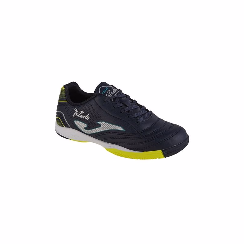 Chlapčenské futbalové kopačky halové JOMA Toledo Jr IC dark blue yellow