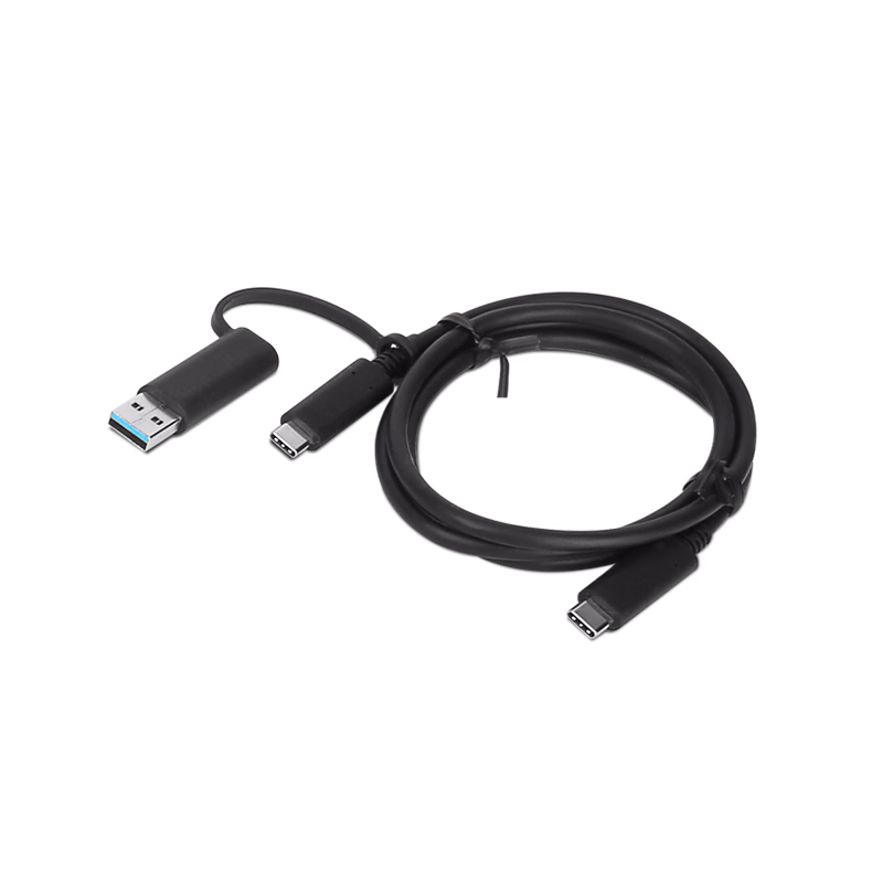Lenovo kábel USB-C/USB-A+USB-C Hybrid 1m