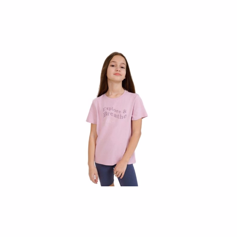 Dievčenské tričko s krátkym rukávom 4F JUNIOR TSHIRT F1854-52S-LIGHT VIOLET