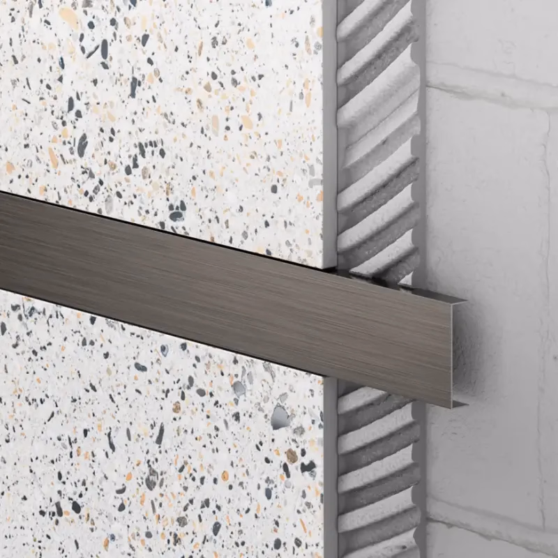 Ukončovací profil U 4 x 270 gunmetal mat sivý