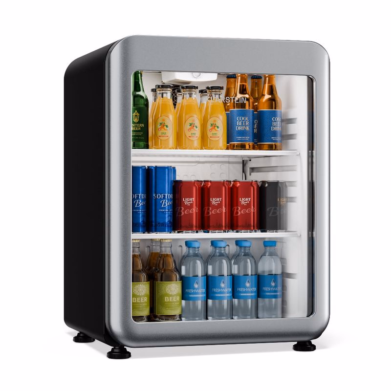 Klarstein Audrey Evo chladič nápojov | 64 x 47,5 cm | LED vnútorné osvetlenie | 85 W | 42 dB