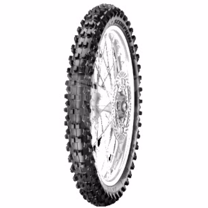 Pirelli Scorpion MX 32 Mid Soft ( 80/100-14 TT 40M Mischung medium SOFT, NHS, predné koleso )