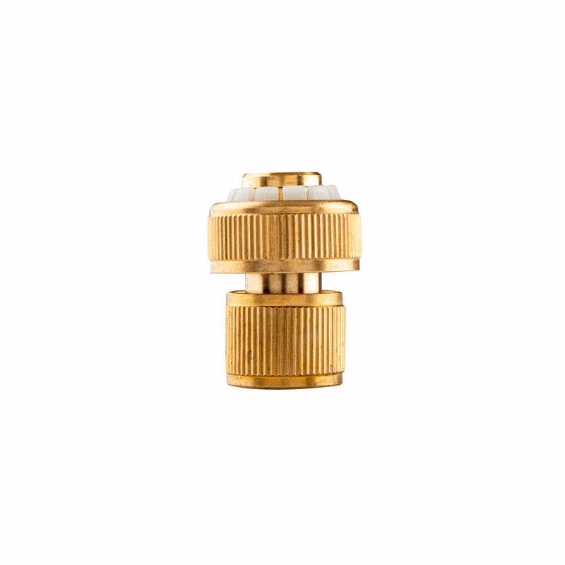 NEO TOOLS rýchlospojka s funkciou STOP materiál mosadz, 3/4", zlatá, 15-733
