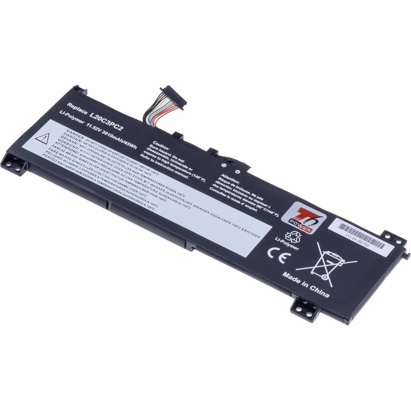 Batéria T6 Power pre Lenovo IdeaPad 3-15ACH6, 3-15IHU6, 3910mAh, 45Wh, 3cell, Li-poly