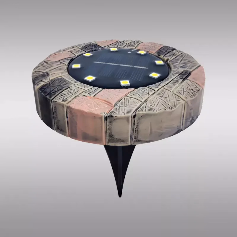 Solárna lampa disk PIN AO-PI104SL