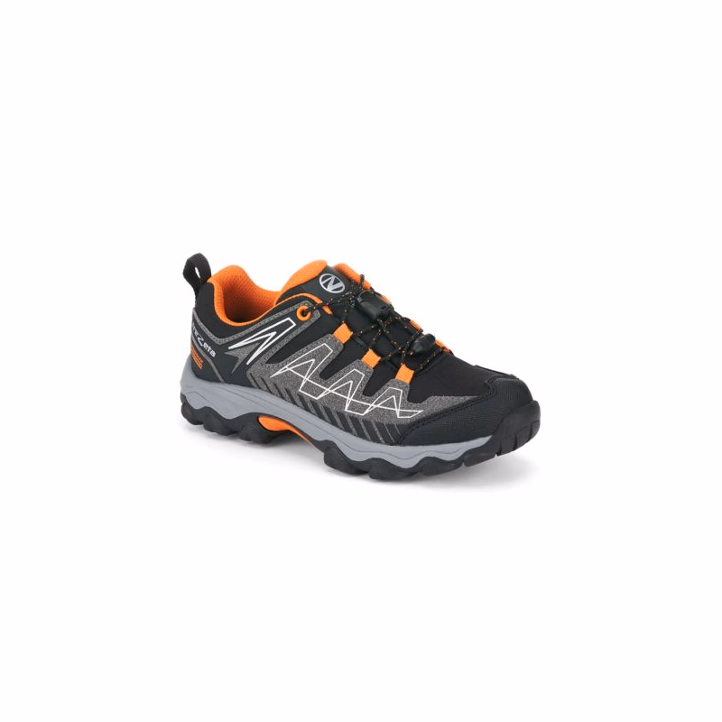 Detská nízka turistická obuv TREZETA Thunder Wp Kid, Grey Orange