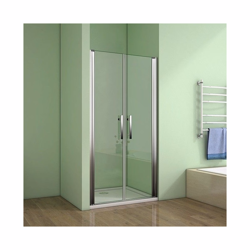 H K - Sprchové dvere MELODY D2 85 dvojkrídlové 81-85 x 195, číre sklo SE- MELODYD285
