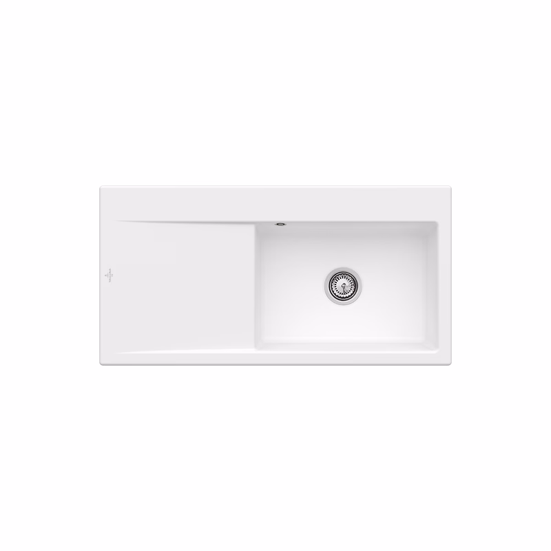 VILLEROY & BOCH VILLEROY & BOCH - Keramický drez Subway Style 60 Stone white nástavný 1000 x 510 bez excentru 336101RW
