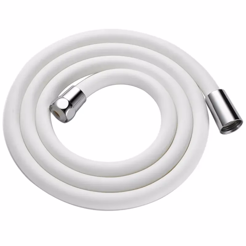 Sprchová hadica silikónová Fit White 150 cm biely