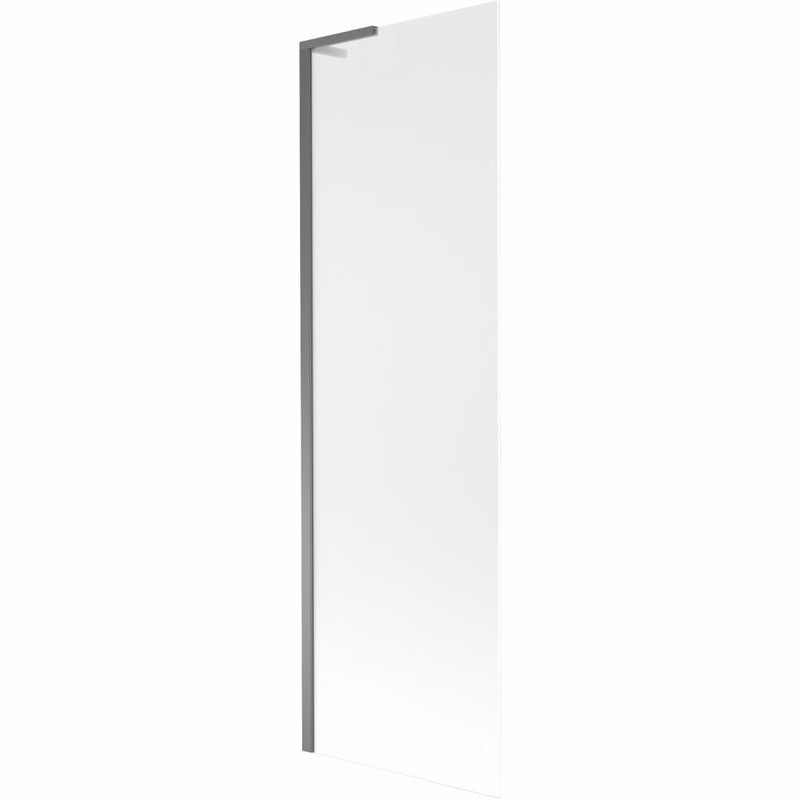 MEXEN/S - Next L vaňová zástena FIX 60 x 150, dekor, grafit metal 895-060-000-03-30-95